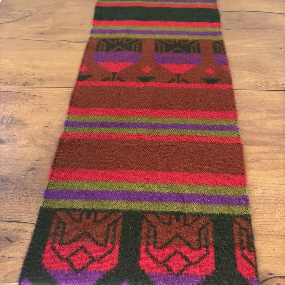 Aztec Southwestern Fringe Long Scarf